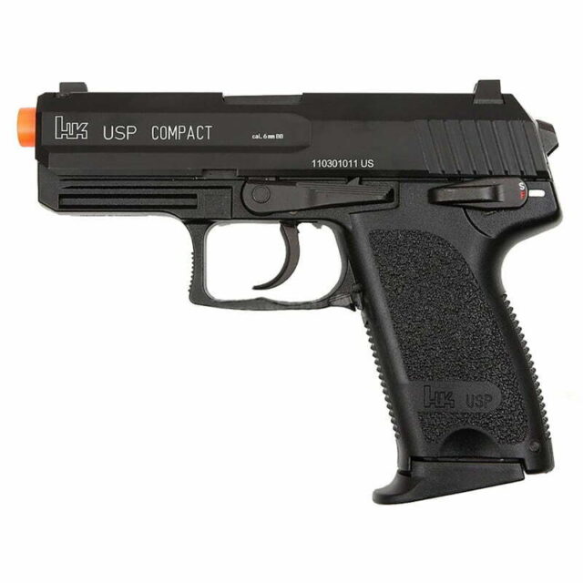 Pistola KWA HK USP Compact GBB Full Metal Preta - Carabinas Brazil
