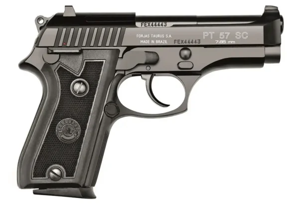PISTOLA TAURUS PT 57SC CALIBRE 765MM (32 AUTO) 12+1 TIROS